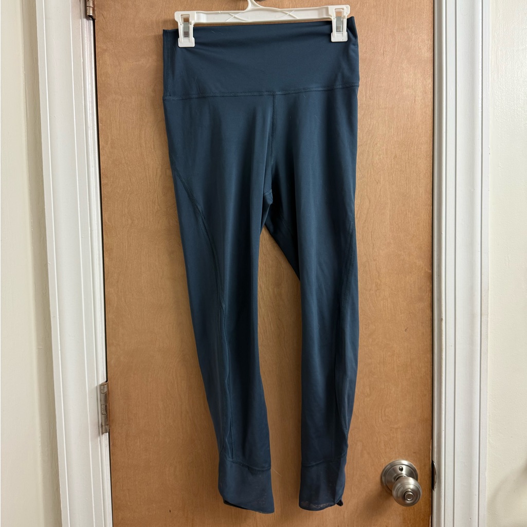 Nike Dri Fit Yoga Leggings In Thunder Blue Sz M
